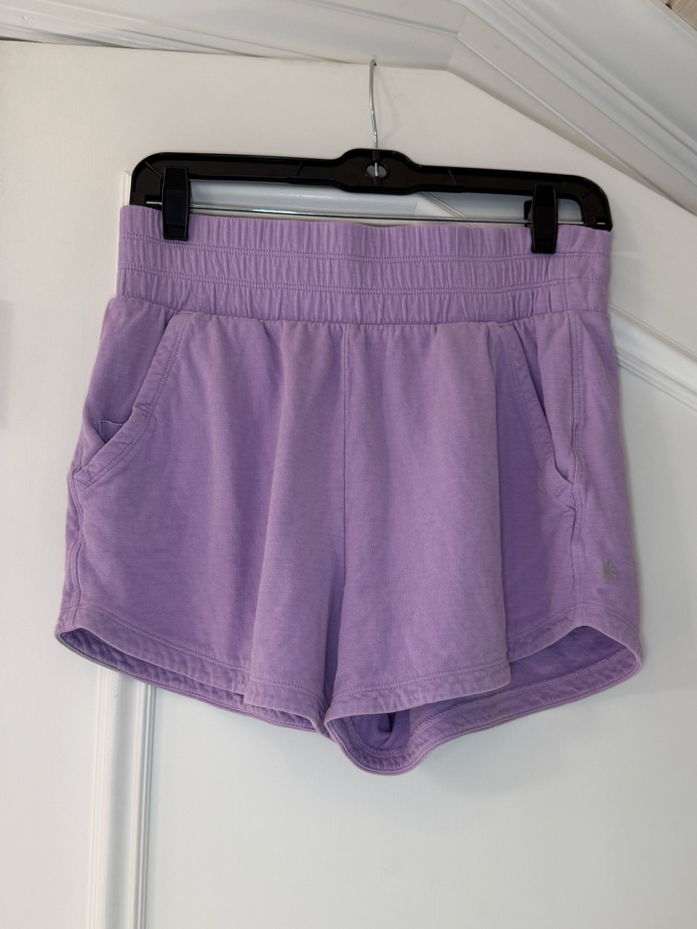 Athleta Girl Purple Pull On Shorts XXL 16 Lavender